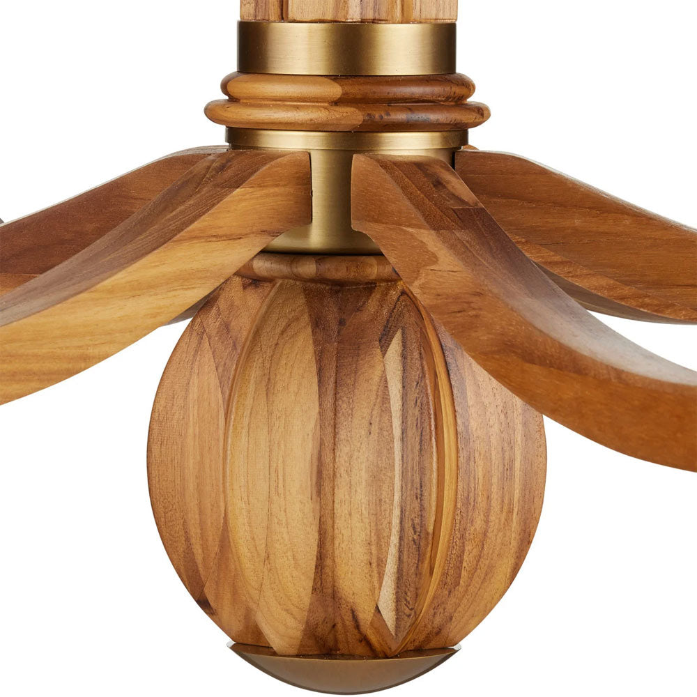 Woodcroft Chandelier in Detail.