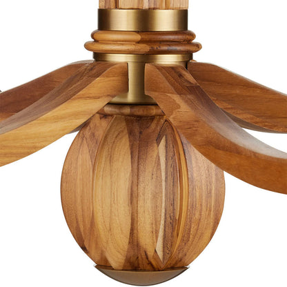 Woodcroft Chandelier in Detail.