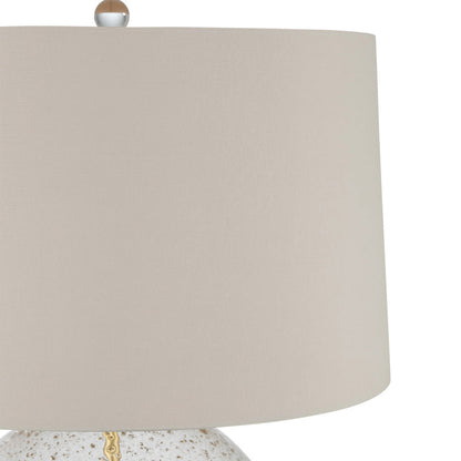 Zebulon Round Table Lamp in Detail.