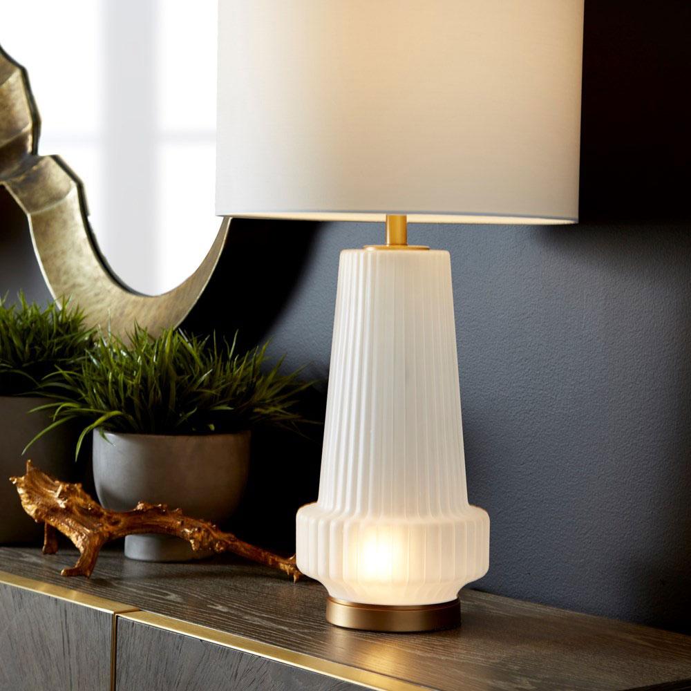 Mila LED Table Lamp in living room.