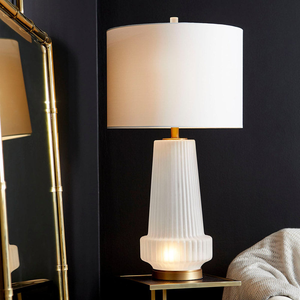 Mila LED Table Lamp in living room.