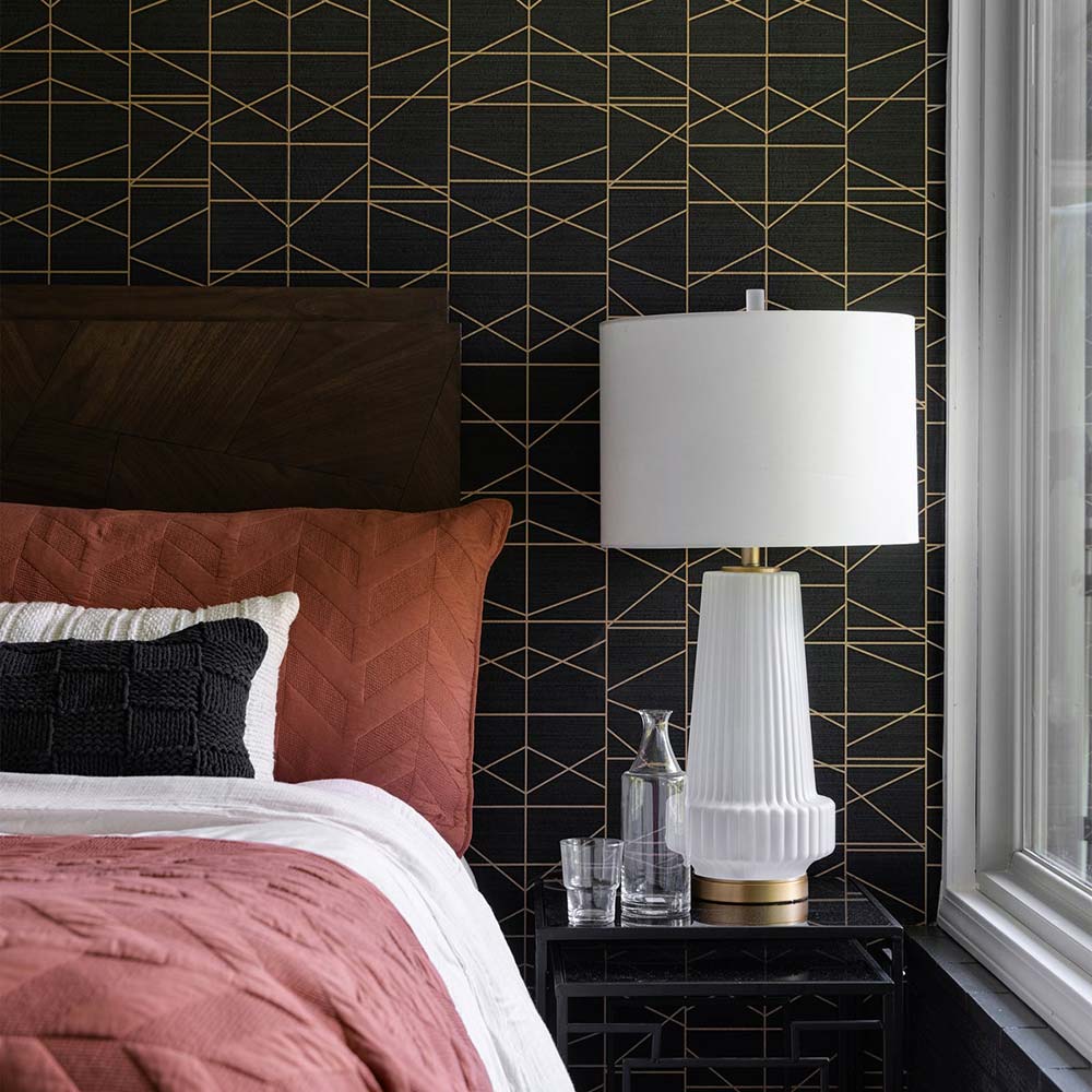 Mila LED Table Lamp in bedroom.