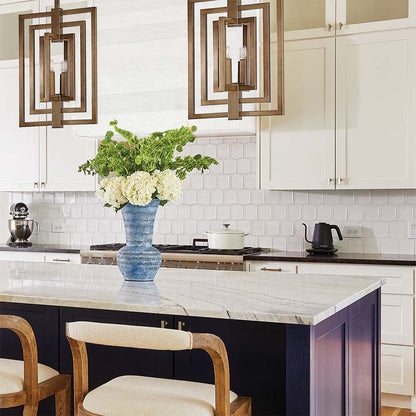 Nolana Pendant Light in kitchen.