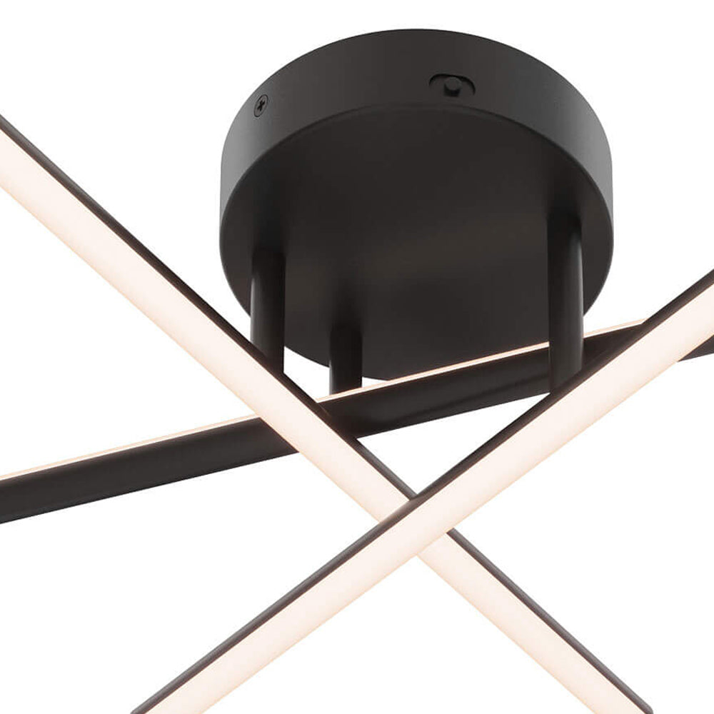 Asterisk LED Flush Mount Ceiling Light in Detail.