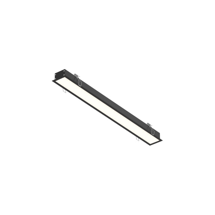 Boulevard LED Linear Recessed Light in Black (Small).