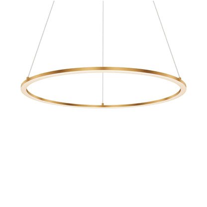 Circa LED Pendant Light in Gold.
