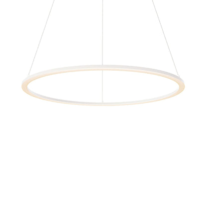 Circa LED Pendant Light in White.