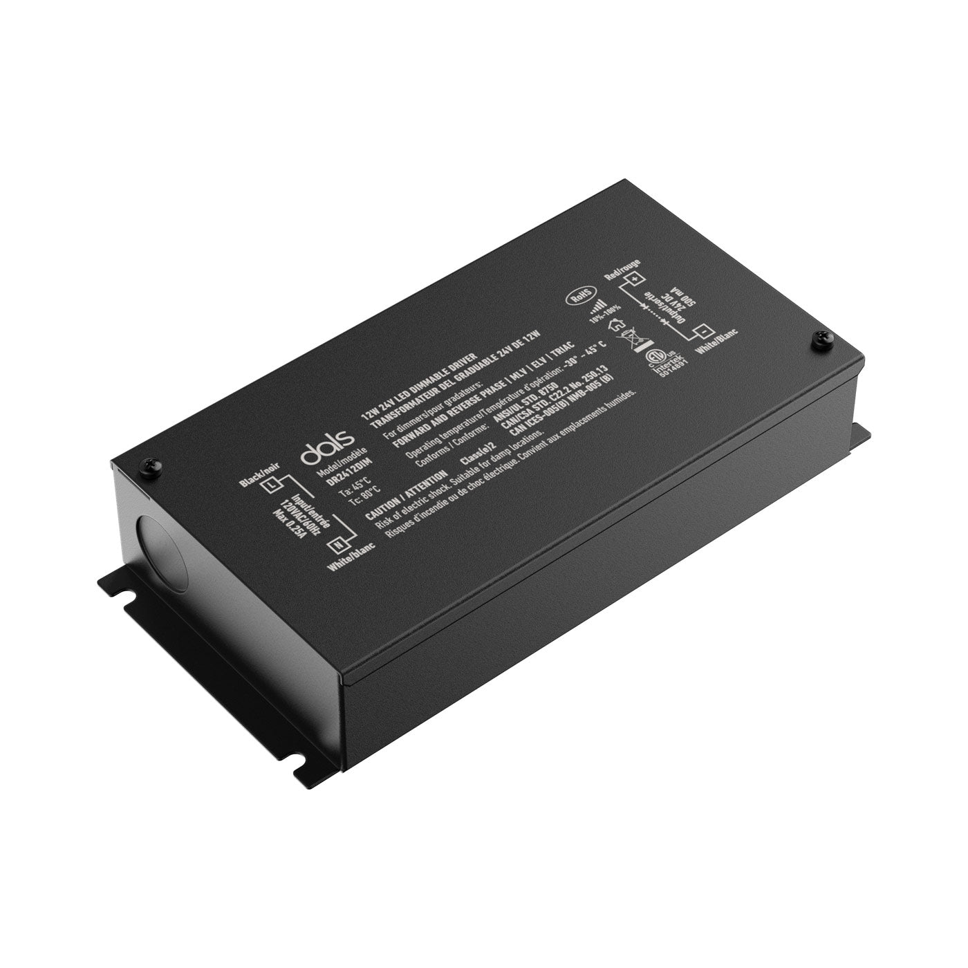 24V Dimmable Hardwired Driver.