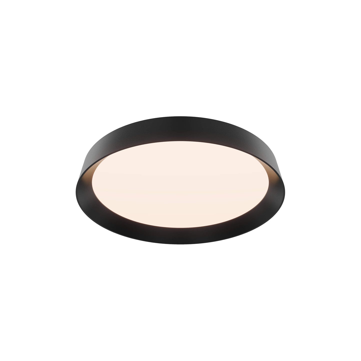 Aurora LED Flush Mount Ceiling Light in Black.