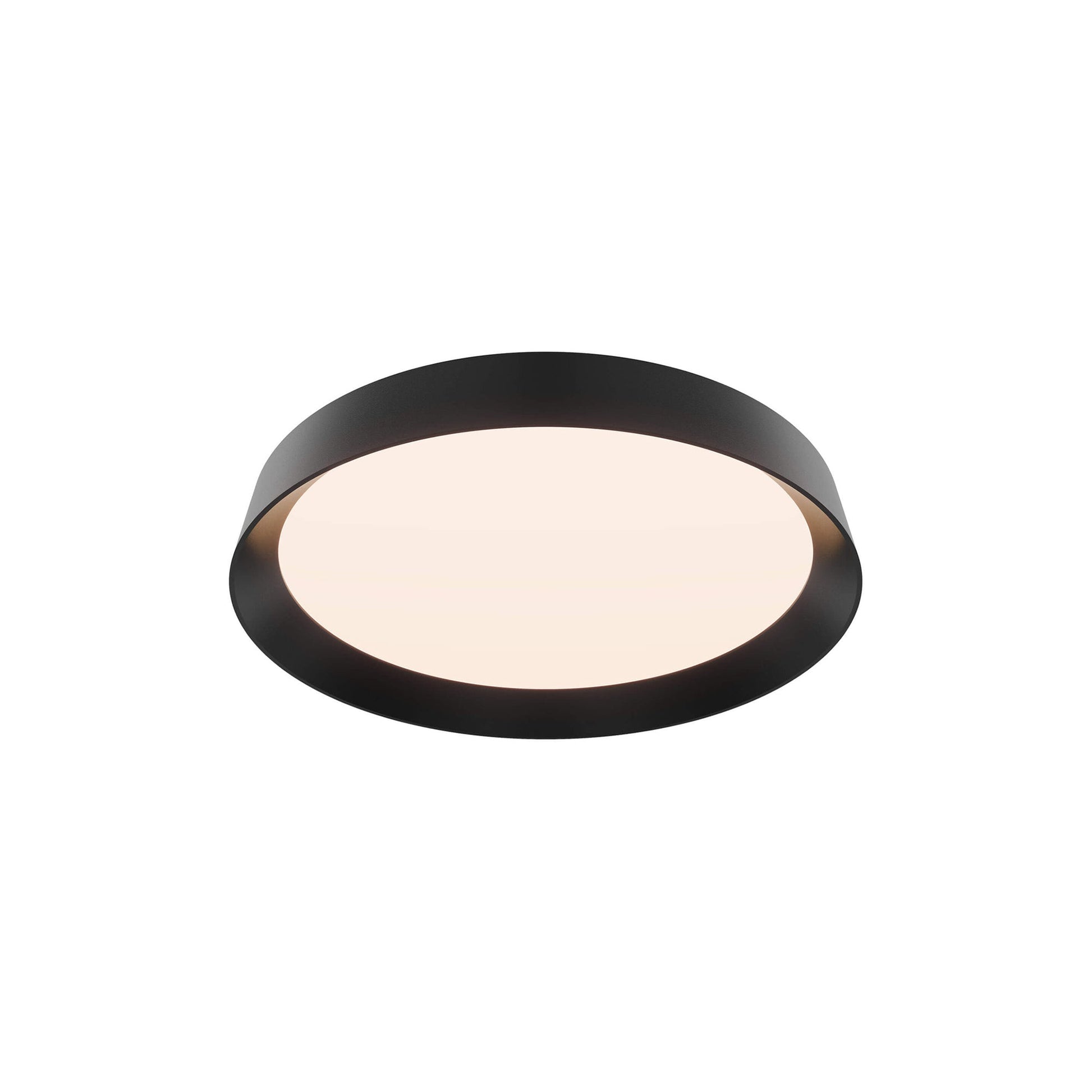Aurora LED Flush Mount Ceiling Light in Black.