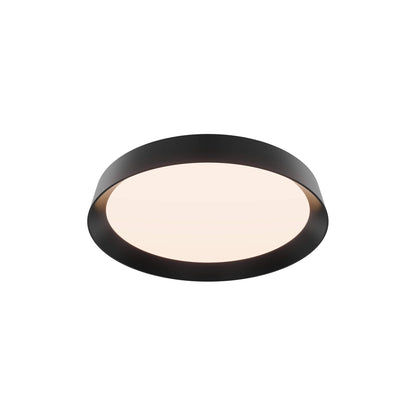 Aurora LED Flush Mount Ceiling Light in Black.