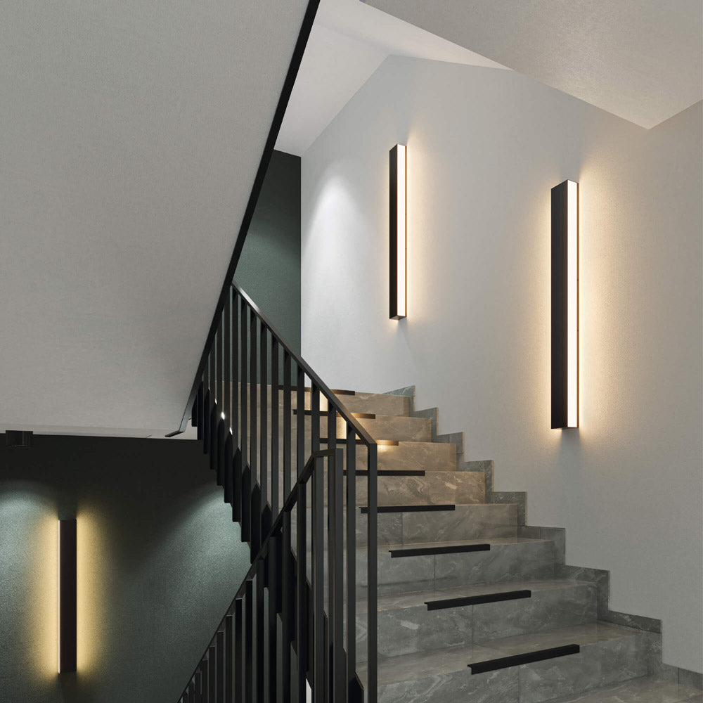 Boulevard LED Wall Light in stairway.
