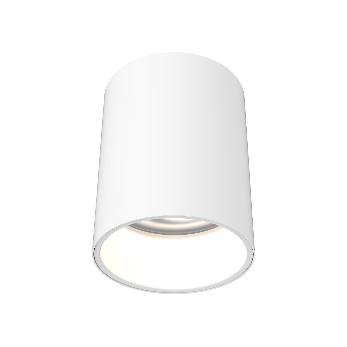 Focus LED Flush Mount Ceiling Light in White (4.75-Inch).