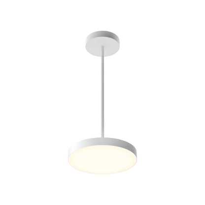 Fusion LED Pendant Light in White (12.75-Inch).