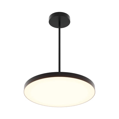 Fusion LED Pendant Light in Black (21-Inch).
