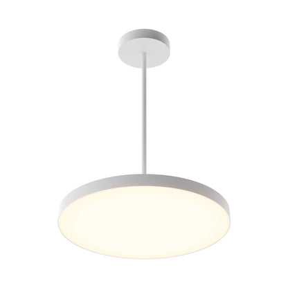 Fusion LED Pendant Light in White (21-Inch).