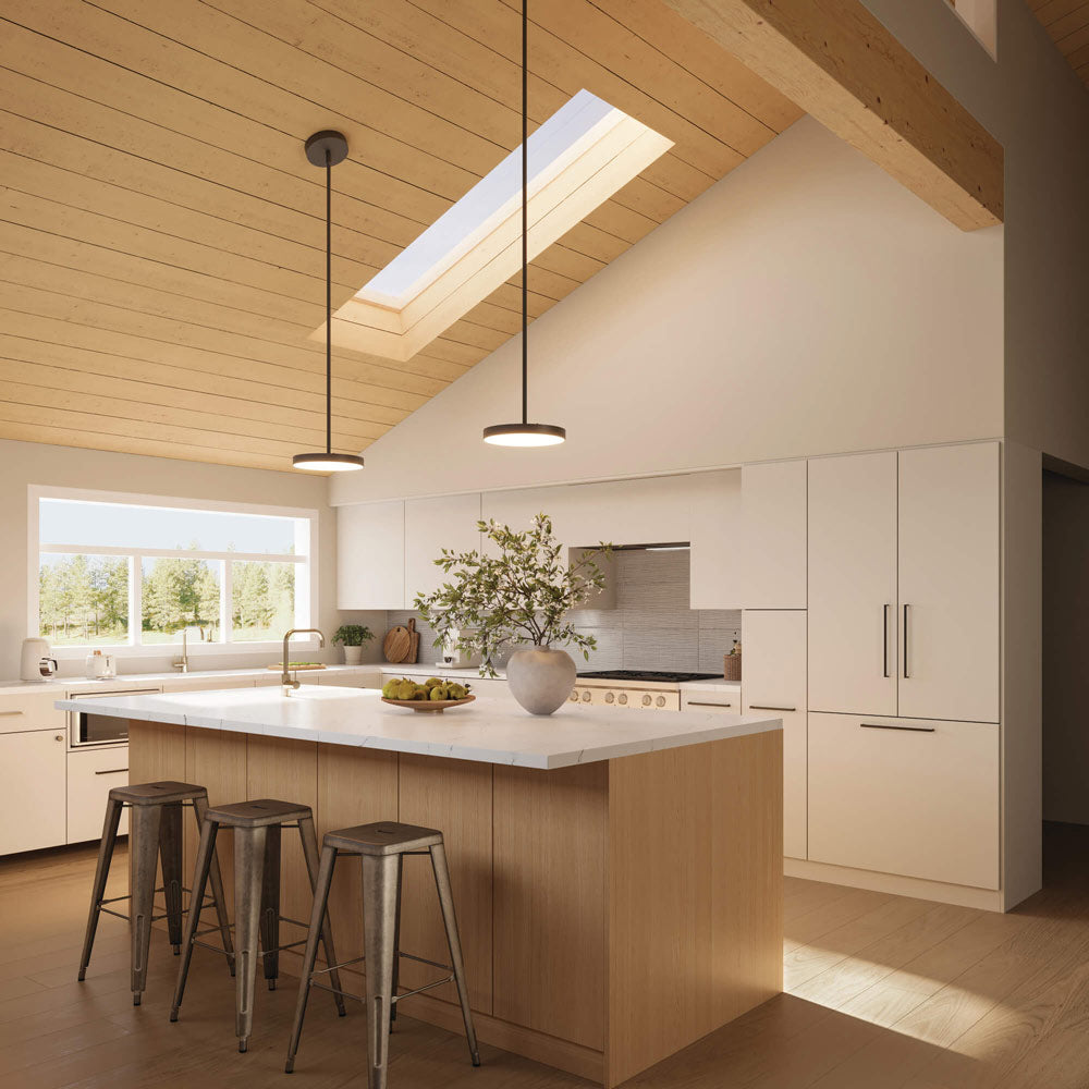 Fusion LED Pendant Light in kitchen.