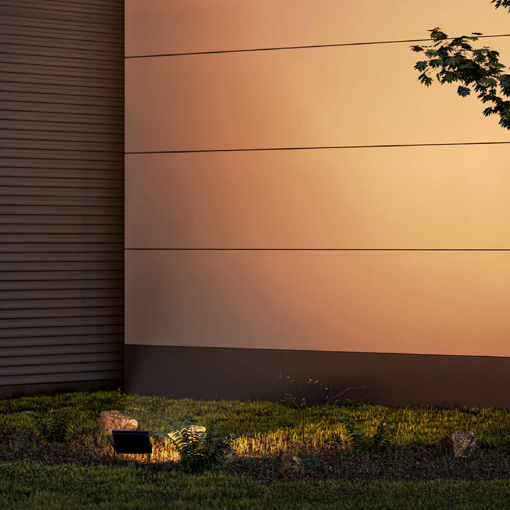 Horizon Smart Outdoor LED Flood Light in Outside Area.