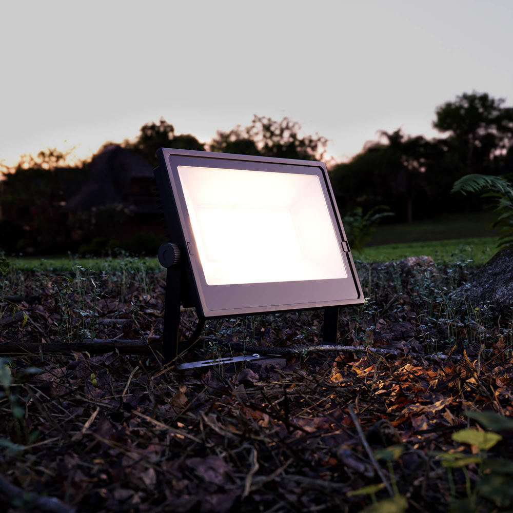 Horizon Smart Outdoor LED Flood Light in Outside Area.