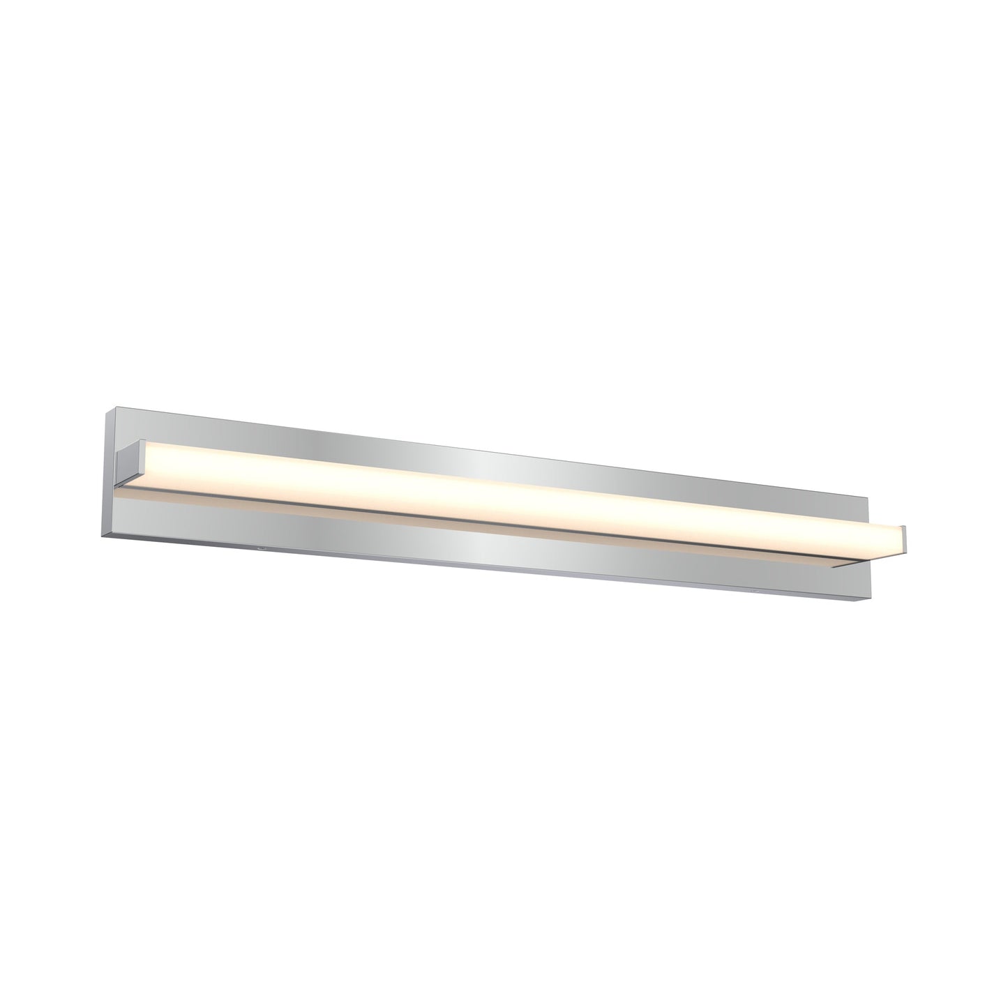 Ledge LED Bath Vanity Light in Chrome (36-Inch).