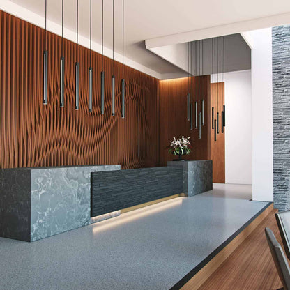 Linea CCT LED Pendant Light in office.