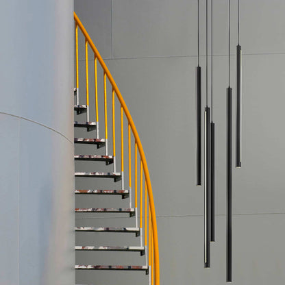 Linea CCT LED Pendant Light in stair.