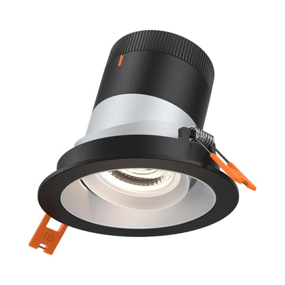 Moda Black 3-Inch LED Recessed Downlight in Alzak (Gimbal).