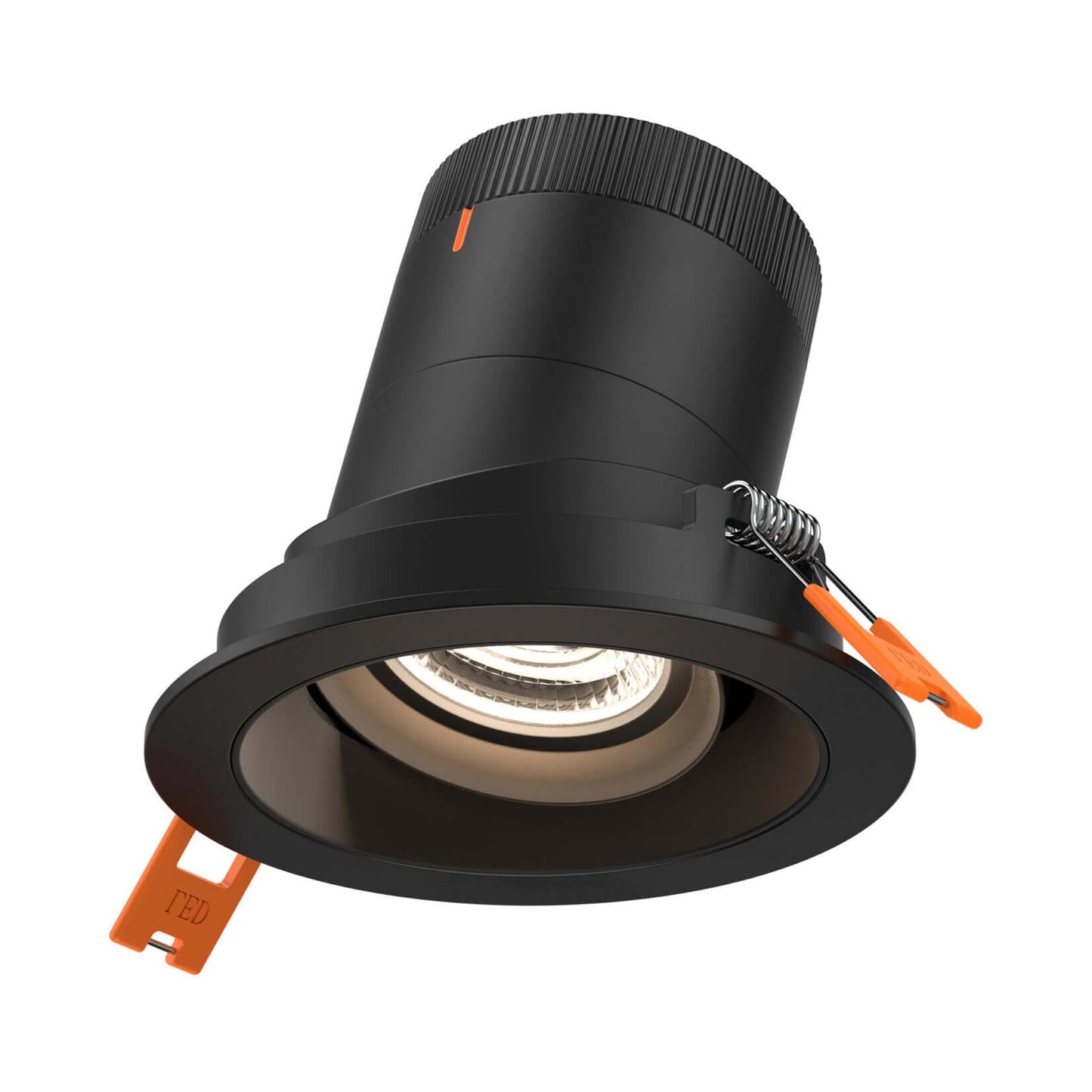 Moda Black 3-Inch LED Recessed Downlight in Black (Gimbal).
