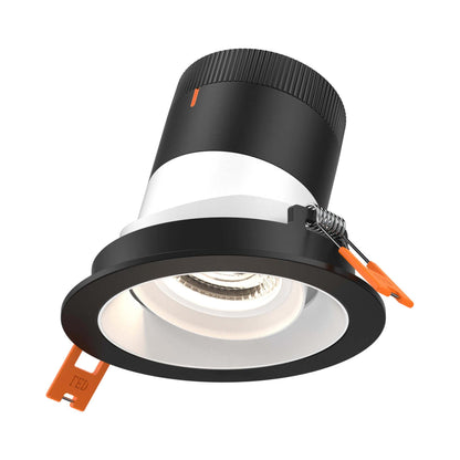Moda Black 3-Inch LED Recessed Downlight in White (Gimbal).