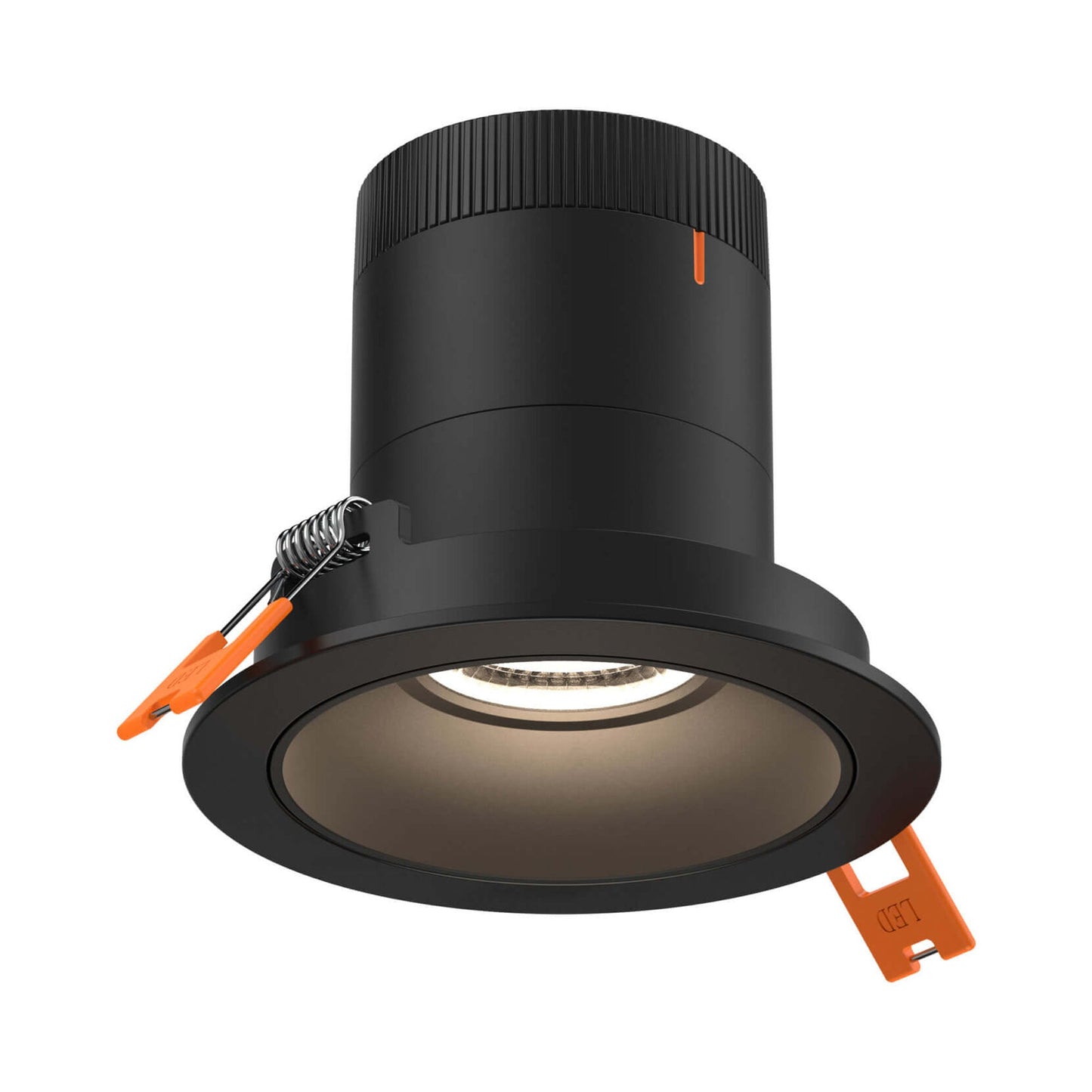 Moda Black 3-Inch LED Recessed Downlight in Black (Regular Ceiling).