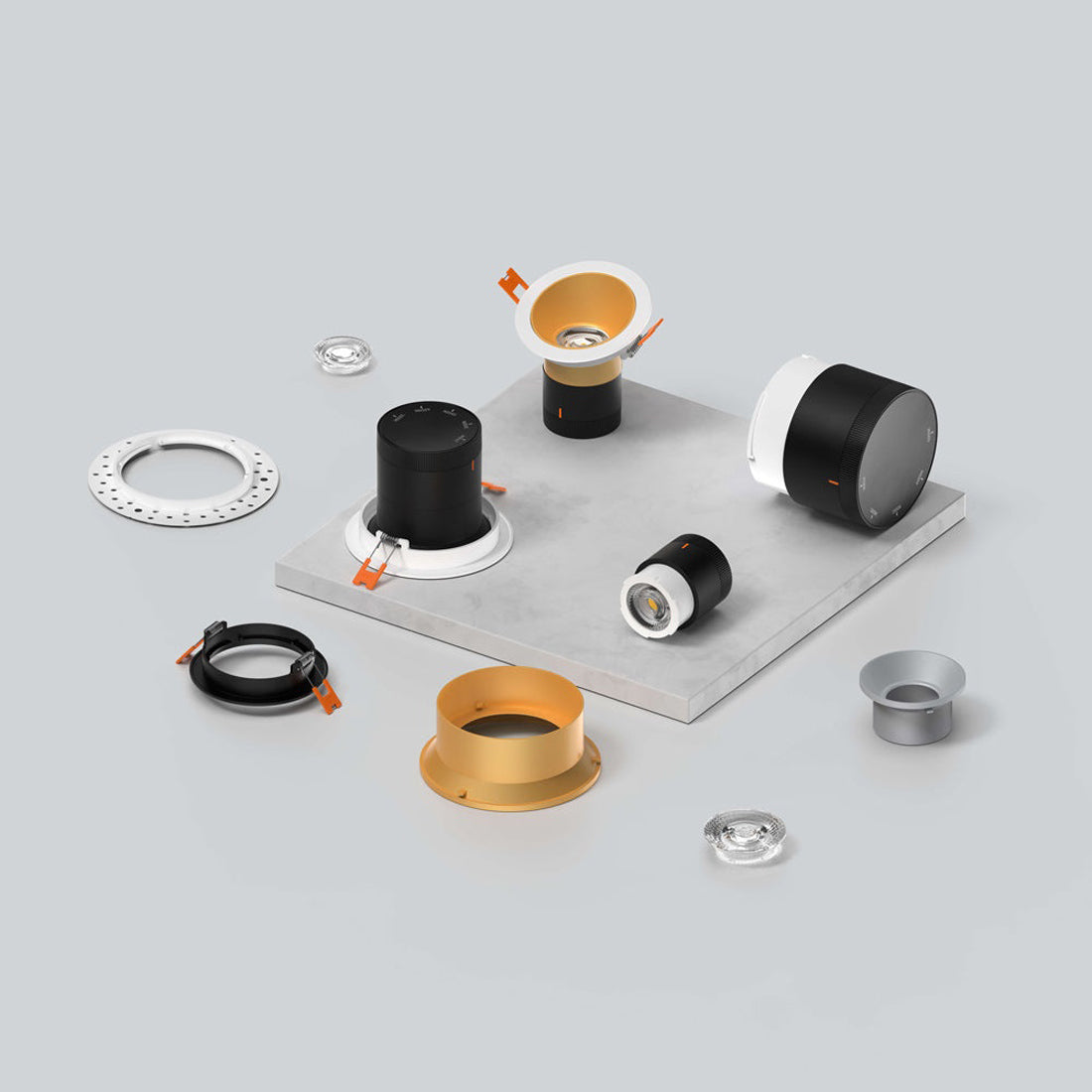 Moda Black 3-Inch LED Recessed Downlight in Detail.