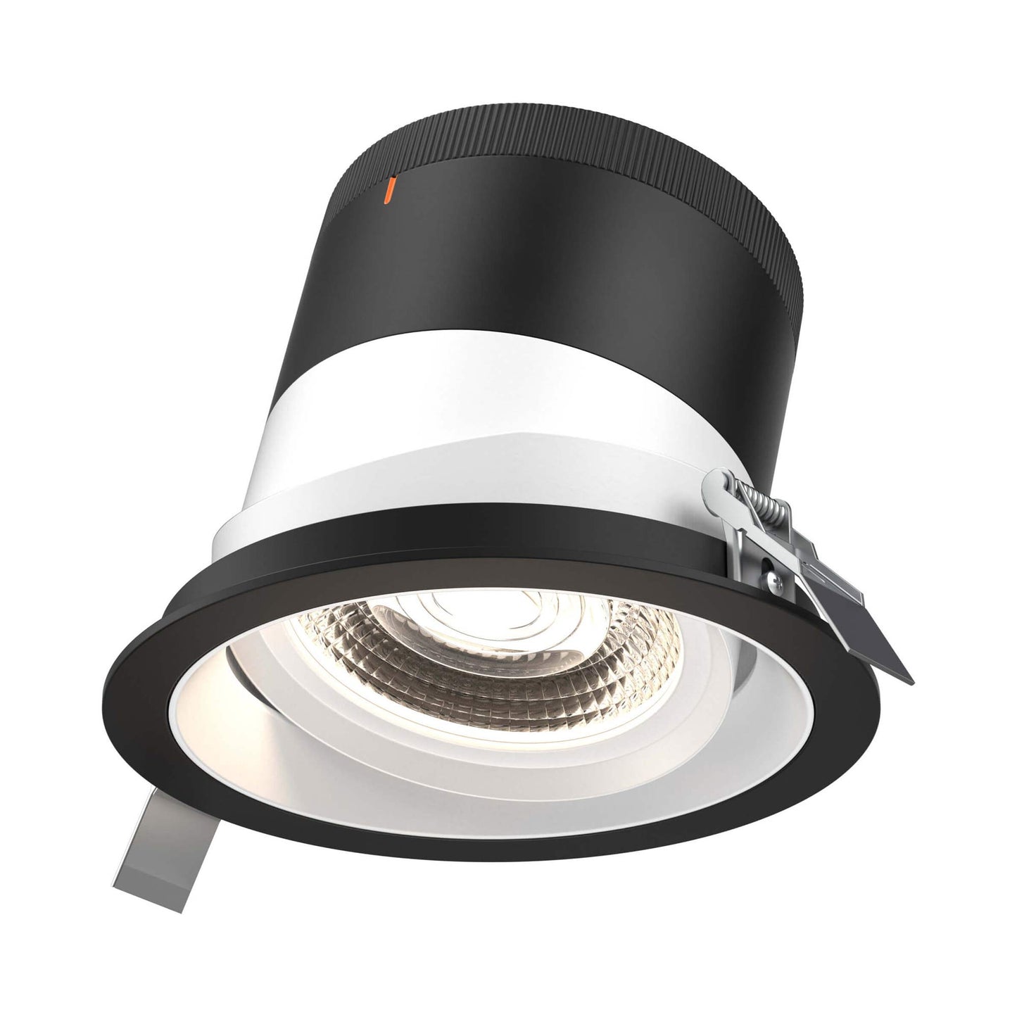 Moda Black 6-Inch LED Recessed Downlight in White (Gimbal).