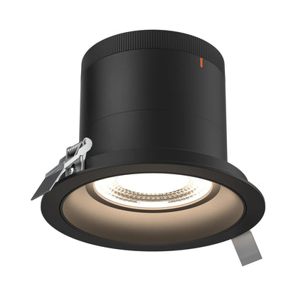 Moda Black 6-Inch LED Recessed Downlight in Black (Regular Ceiling).
