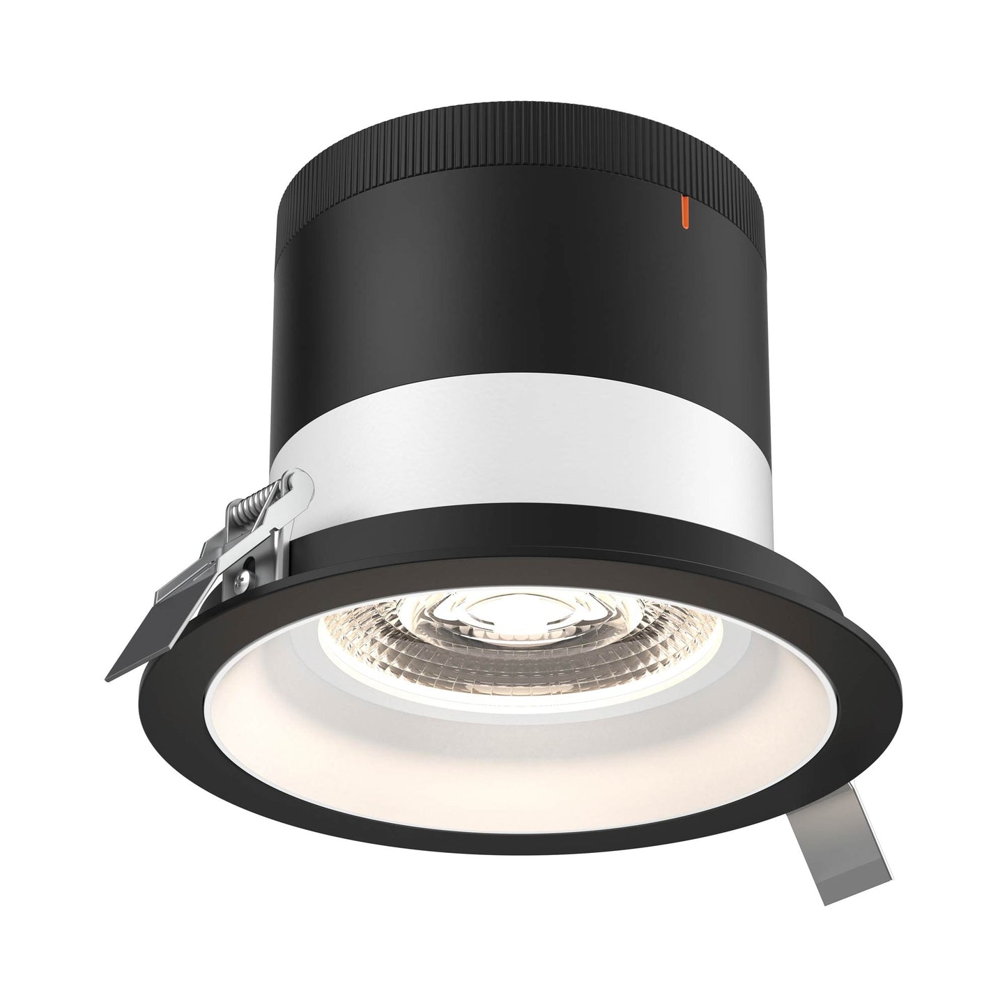 Moda Black 6-Inch LED Recessed Downlight in White (Regular Ceiling).