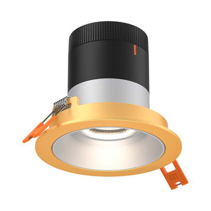 Moda Gold 3-Inch LED Recessed Downlight in Alzak (Regular Ceiling).