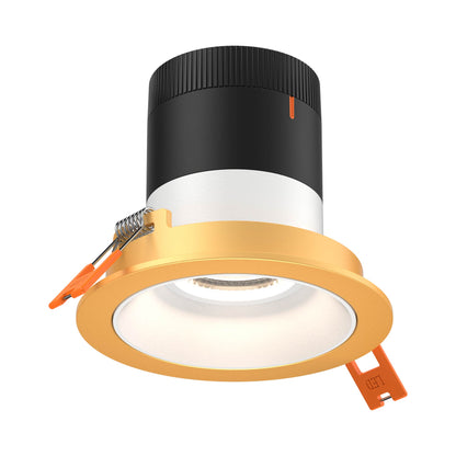 Moda Gold 3-Inch LED Recessed Downlight in White (Regular Ceiling).