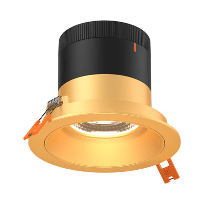 Moda Gold 4-Inch LED Recessed Downlight in Gold (Regular Ceiling).