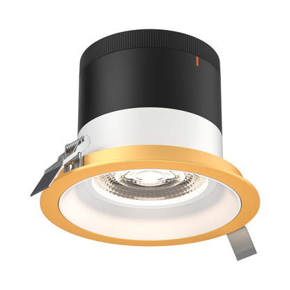 Moda Gold 6-Inch LED Recessed Downlight in White (Regular Ceiling).