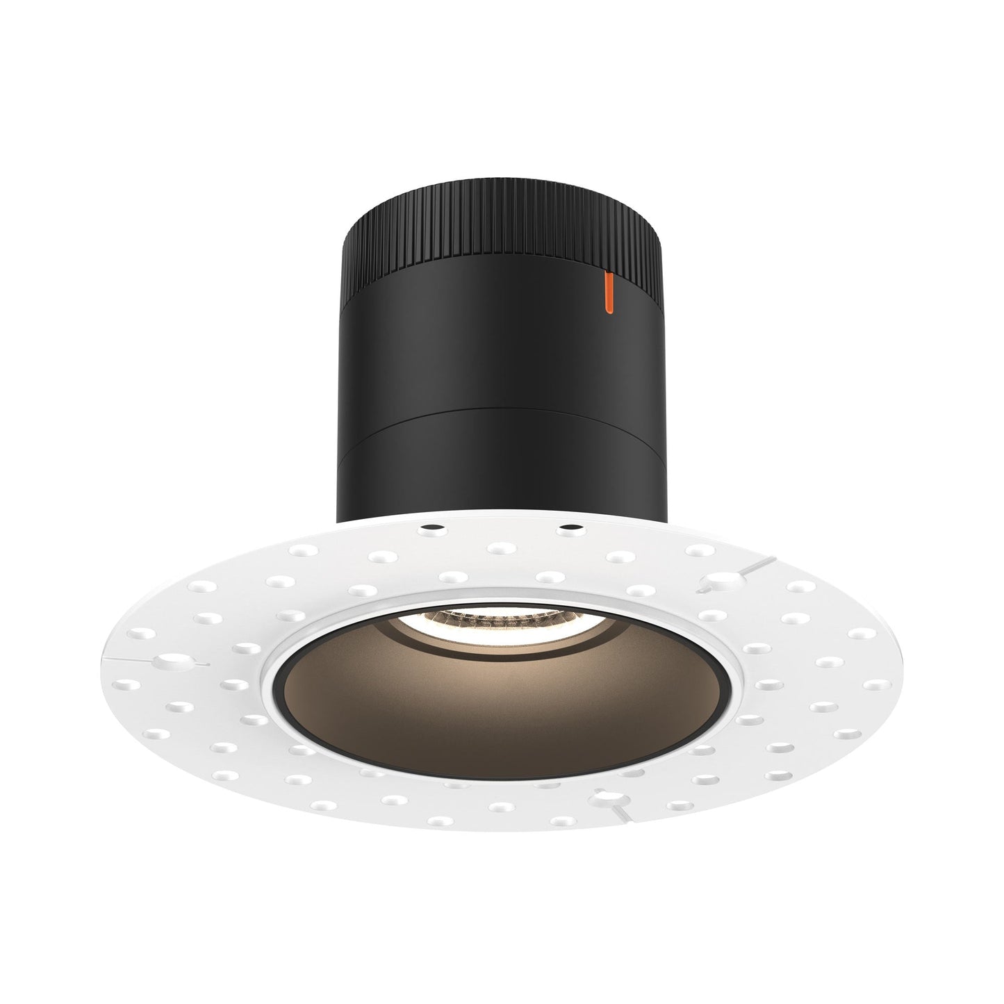 Moda Trimless 3-Inch LED Recessed Downlight in Black (Regular Ceiling).