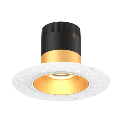 Moda Trimless 3-Inch LED Recessed Downlight in Gold (Regular Ceiling).