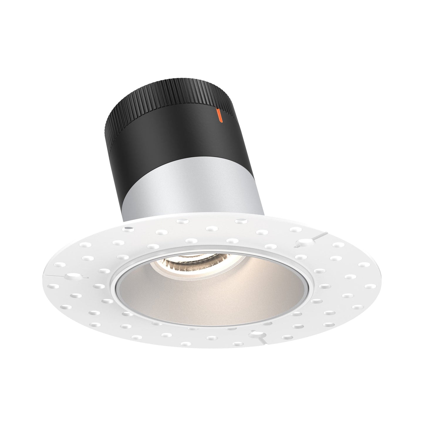 Moda Trimless 3-Inch LED Recessed Downlight in Alzak (Sloped Ceiling).
