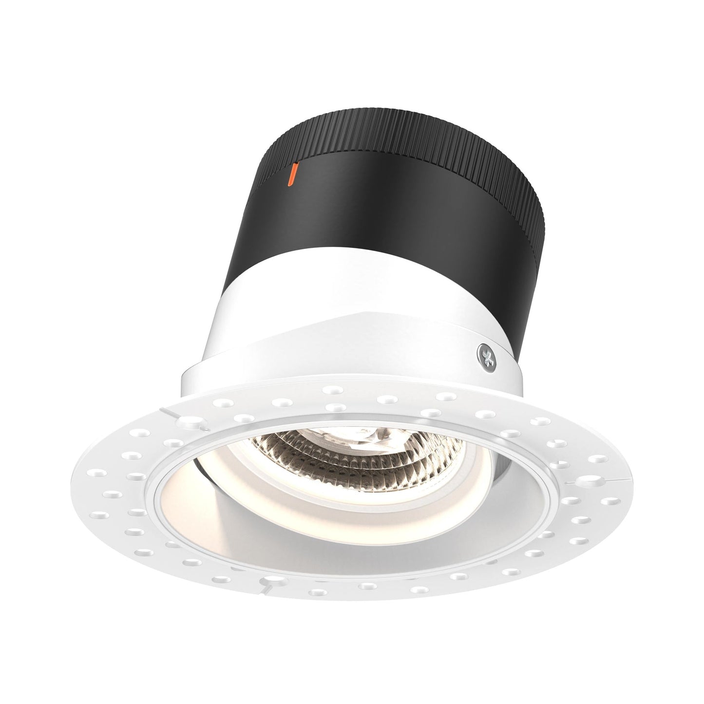 Moda Trimless 4-Inch LED Recessed Downlight in White (Gimbal).