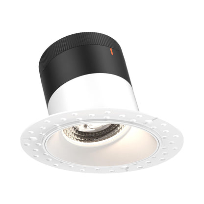 Moda Trimless 4-Inch LED Recessed Downlight in White (Sloped Ceiling).