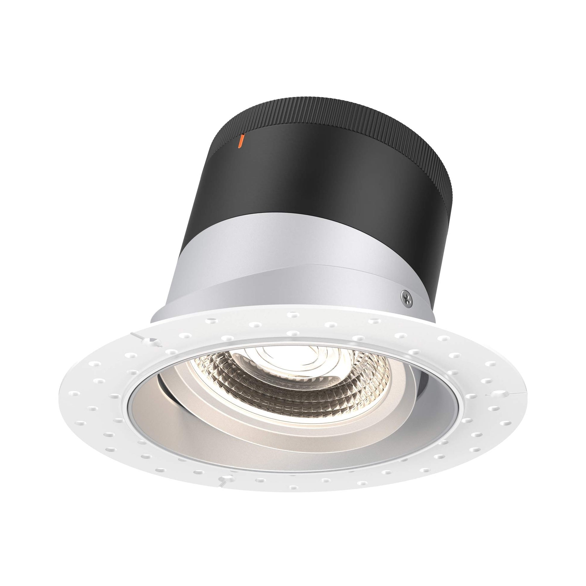 Moda Trimless 6-Inch LED Recessed Downlight in Alzak (Gimbal).