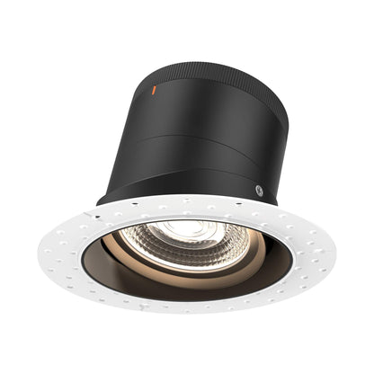 Moda Trimless 6-Inch LED Recessed Downlight in Black (Gimbal).