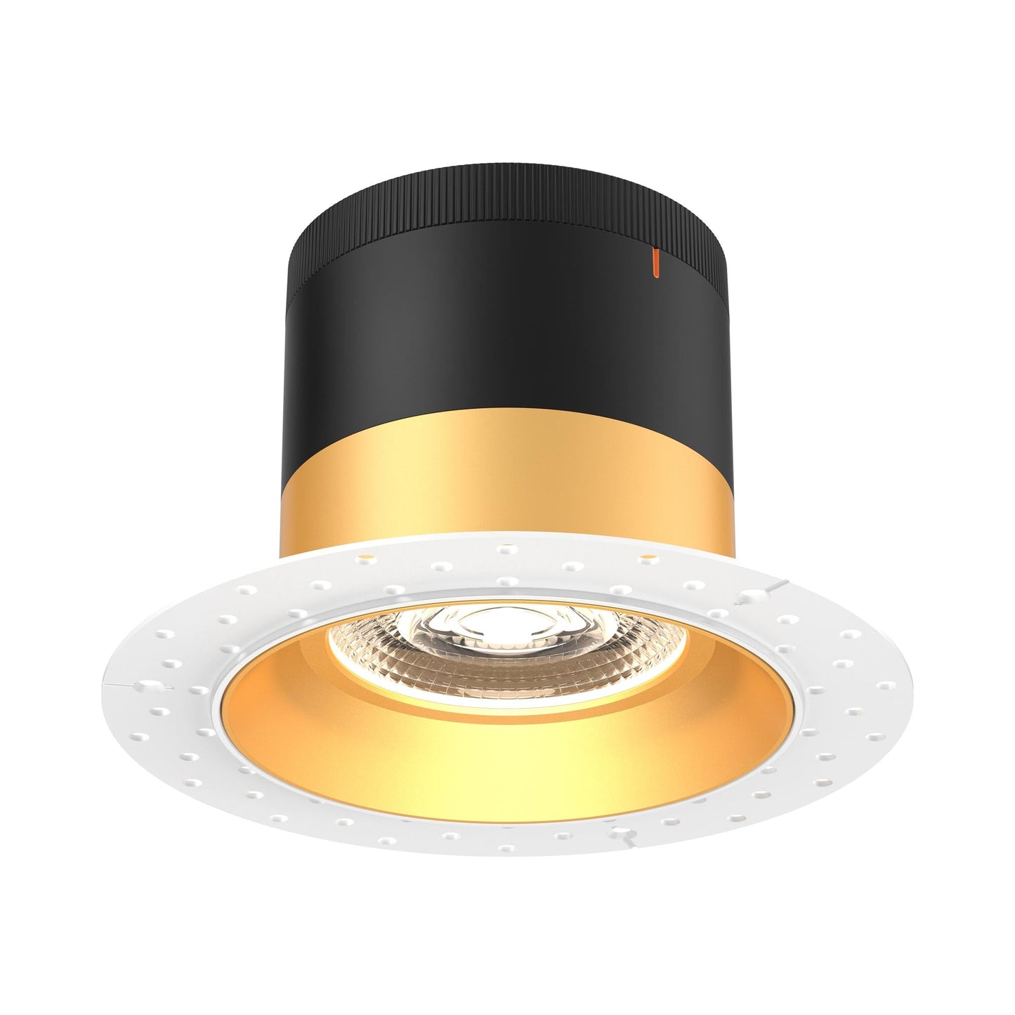 Moda Trimless 6-Inch LED Recessed Downlight in Gold (Regular Ceiling).