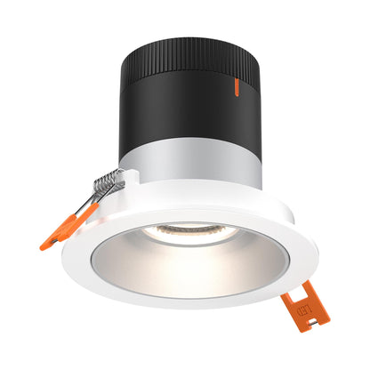 Moda White 3-Inch LED Recessed Downlight in Alzak (Regular Ceiling).