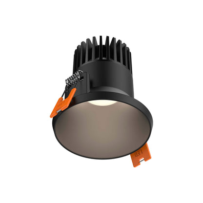 Nest Trimless LED Recessed Downlight in Black (2-Inch).