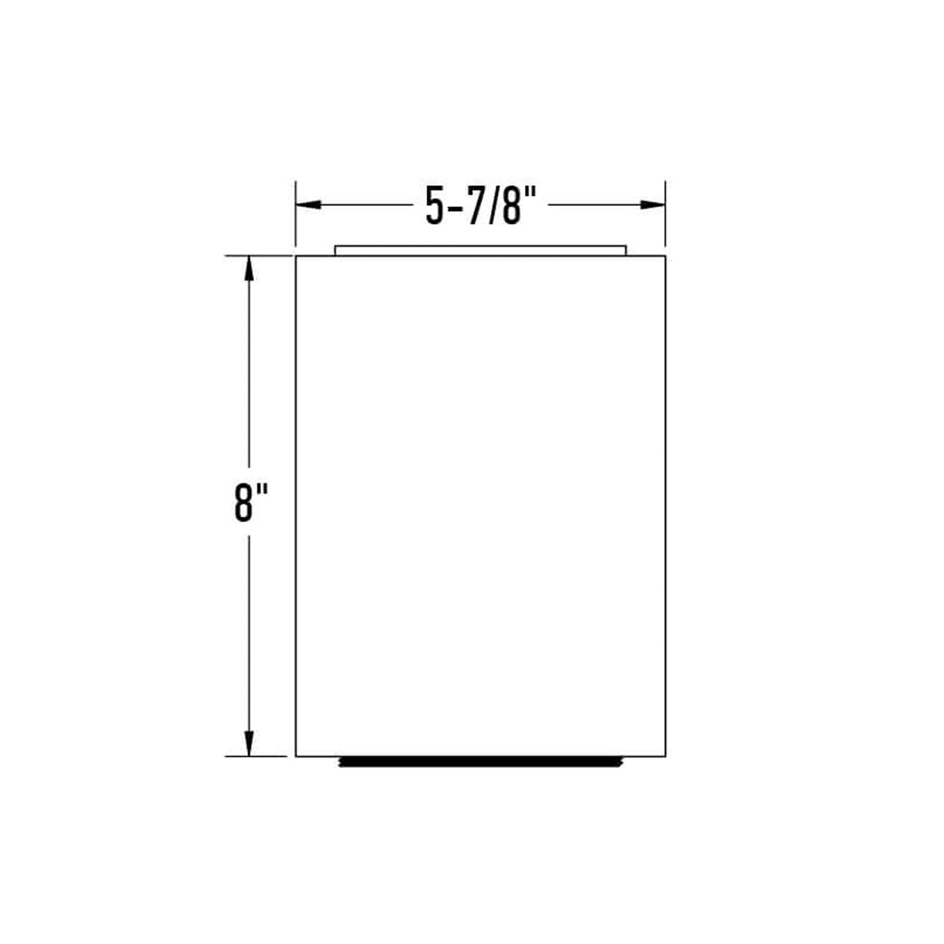 Pillar Extension - line drawing.