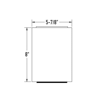 Pillar Extension - line drawing.